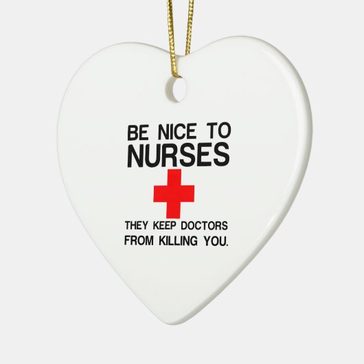 NEEM DE NEUS OM DE DOKERS TE HOUDEN KERAMISCH ORNAMENT (Links)