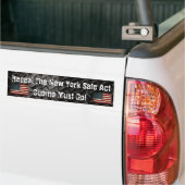 Neem de New York Safe Act die Cuomo moet gaan! Bumpersticker (Op Truck)