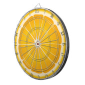 Neem de Oranje Slice Challenge Dartbord (Voorkant Rechts)