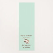 "Neem de paddenstoel zo nodig in" Yogamat (Voorkant)