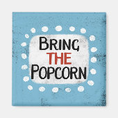 Neem de popcorn koelkastmagneet mee magneet (Voorkant)