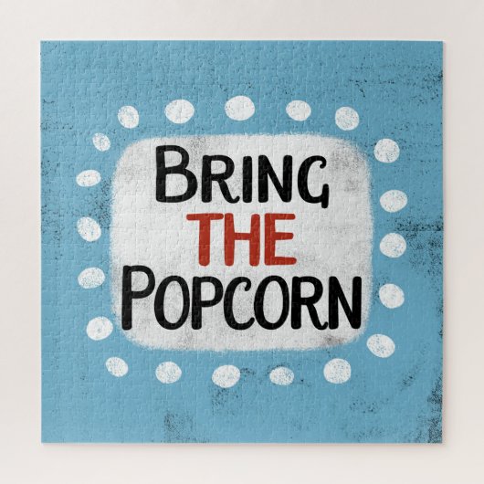 Neem de popcorn puzzel mee (Verticaal)
