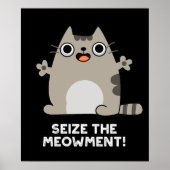 Neem de positieve kat van de middelgrote laag van  poster (Voorkant)