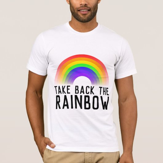 NEEM DE REGENBOOG T-SHIRTS T - shirts TERUG (Voorkant)