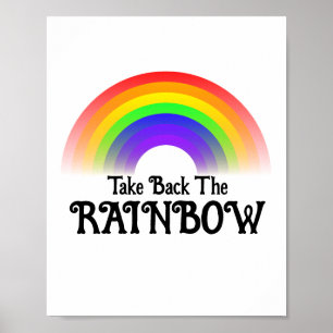 Neem de regenboog terug poster