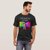 Neem de regenboog terug t-shirt (Voorkant volledig)