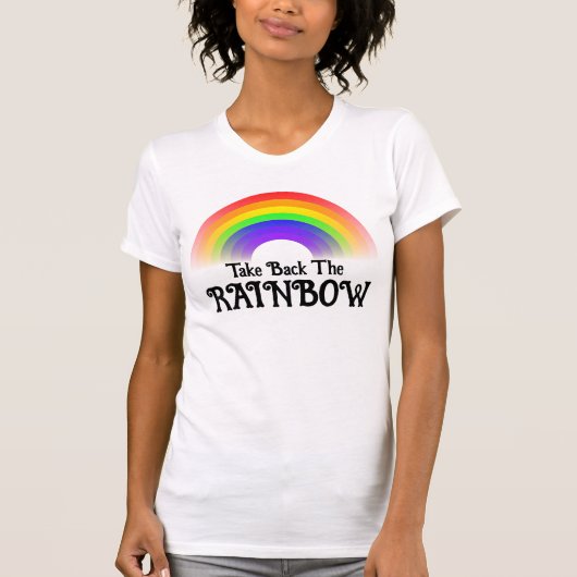 Neem de regenboog terug t-shirt (Voorkant)