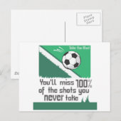 Neem de schop briefkaart (Voorkant / Achterkant)