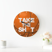 Neem de Shot Basketball Grote Klok (Huis)