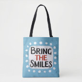 Neem de Smiles-Canvas tas mee (Voorkant)