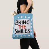 Neem de Smiles-Canvas tas mee (Dichtbij)