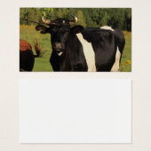 Neem de stier bij de hoorns visitekaartje (Voorkant /achterkant)