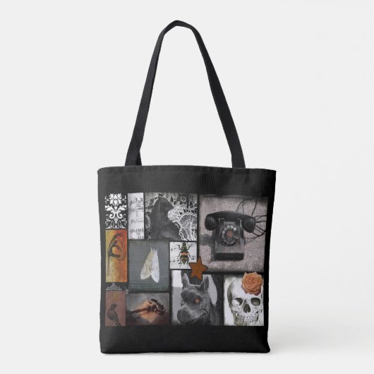 Neem de telefoon op tote bag (Achterkant)