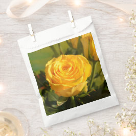 Neem de tijd om de gele roos te ruiken bedankzakje