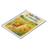 Neem de tijd om te wandelen notitieboek (Linkerzijde)