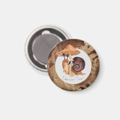 Neem de tijdpaddenstoel slak magneet (Voorkant / Achterkant)