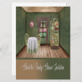 Neem de Uitnodiging van de Schower van het Pantry (Voorkant / Achterkant)