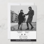 Neem de vlucht met liefde: instapkaart save the da kaart (Achterkant)