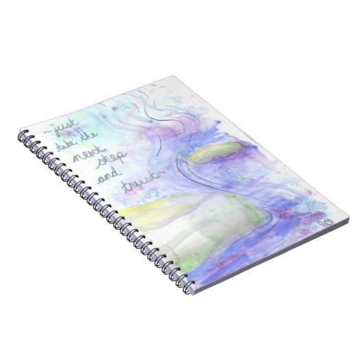 Neem de Volgende Stap en het Notitieboek van het V (Rechterzijde)