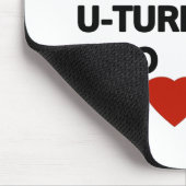 Neem de volgende U-bocht in mijn hart Muismat (Hoek)