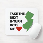 Neem de volgende U-bocht in mijn hart Muismat (Met muis)