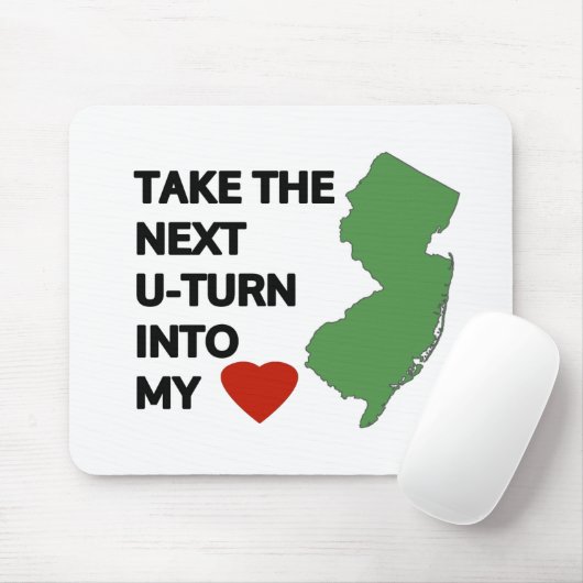 Neem de volgende U-bocht in mijn hart Muismat (Met muis)