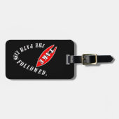 Neem de weg minder gevolgd bagagelabel (Voorkant horizontaal)