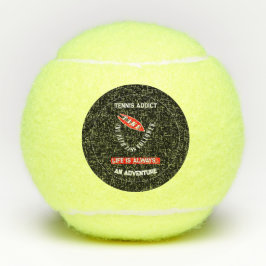 Neem de weg minder gevolgd tennisballen