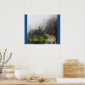 Neem de weg minder onderweg - Motivatie Poster (Keuken)