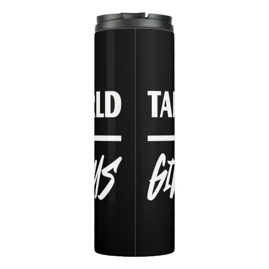 Neem de wereld, geef mij Jezus Thermosbeker (Achterkant)