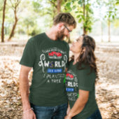 Neem de wereld over en plant een boom-unisex t-shirt