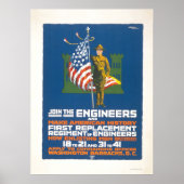 Neem deel aan de Ingenieurs Poster (Voorkant)