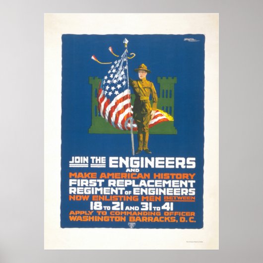 Neem deel aan de Ingenieurs Poster (Voorkant)