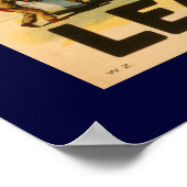 Neem deel aan de service "Leer verdienen" (blauwe Poster (Hoek)