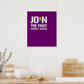 Neem deel aan de strijd tegen LGBT-zelfmoord Poster (Keuken)