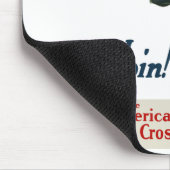 Neem deel aan het Amerikaanse Rode Kruis Muismat (Hoek)