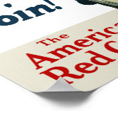 Neem deel aan het Amerikaanse Rode Kruis Poster (Hoek)