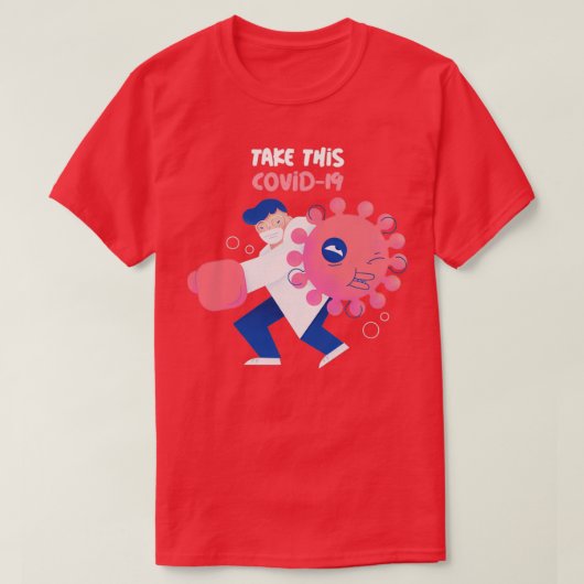 Neem deze Covid19 T-shirt (Design voorkant)