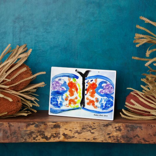 neem deze vleugels en vlieg fotoplaat (Zijkant)