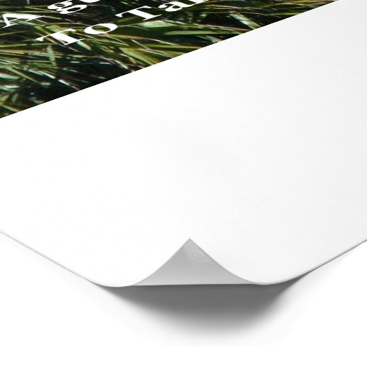 Neem deze Walk mee Poster (Hoek)