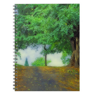 Neem diep adem! Kantelend landschap Notitieboek