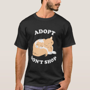 Neem Dont Shop Save Animals Rescue Strays 1 aan T-shirt