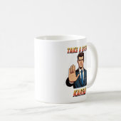 Neem een adem Karen Grappig Sarcasme Koffiemok (Voorkant rechts)