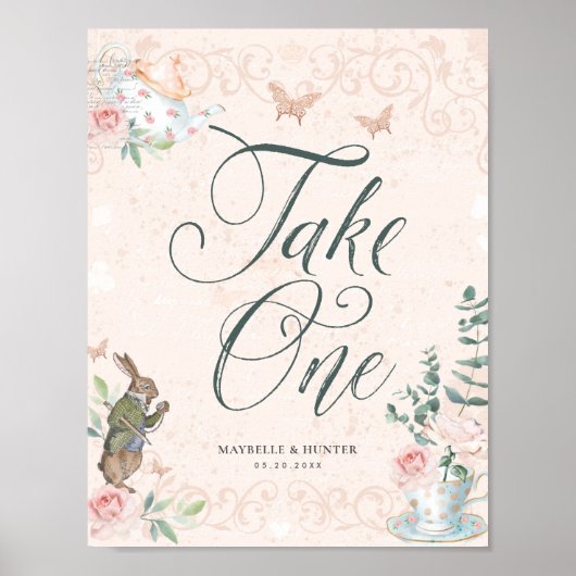 Neem een Alice in Wonderland Poster (Voorkant)