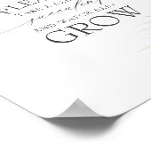 Neem een Baby op - Exotic Baby shower Sign Poster (Hoek)