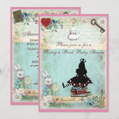 Neem een Baby shower van Boek Princess Alice mee Kaart (Voorkant / Achterkant)