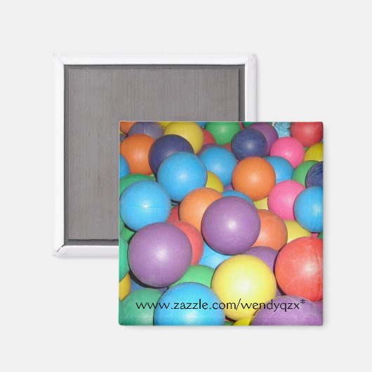 Neem een bal magneet (Voorkant / Achterkant)