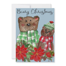 Neem een Beary Christmas Holiday Kaart