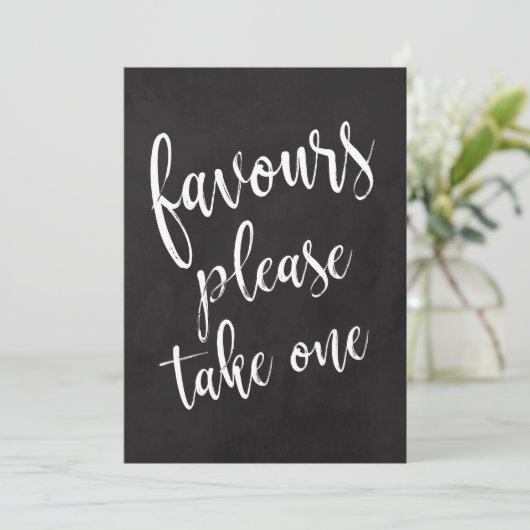 Neem één betaalbaar bord (Staand voorkant)