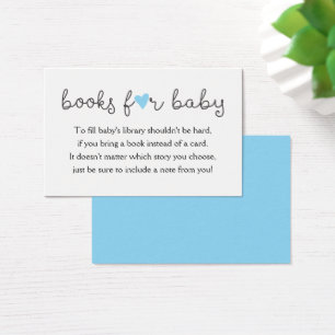 Neem een boek aanvragen Kaart Baby Boy Shower Blue